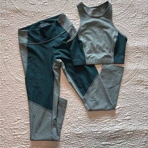 Outdoor Voices x Madewell Leggings and Bra Set
